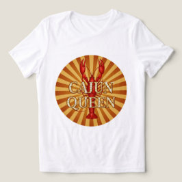 Camiseta Tee da Coroa Real Cajun Queen! 👑 ⚜️