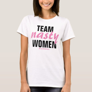 Camiseta Tee da "Equipe Nasona Mulheres"