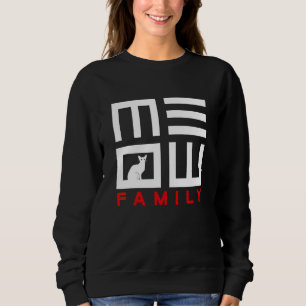 Camiseta Tee da Família Meow