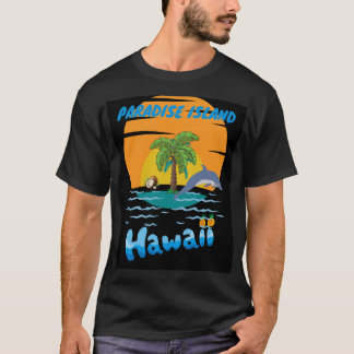 Camiseta Tee da Ilha do Paraíso do Golfinho