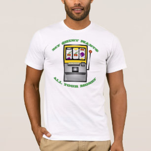 Camiseta Tee da Máquina de Slot Engraçado