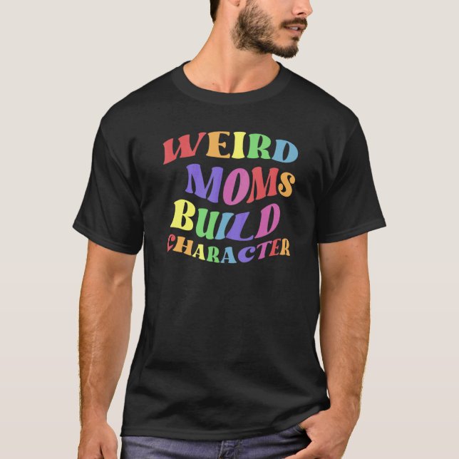 Camiseta Tee da Parentalidade de Caracteres de Compilação d (Frente)