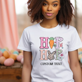 Camiseta Tee da Páscoa Personalizada "Hip Hop" (Amiga a Gra