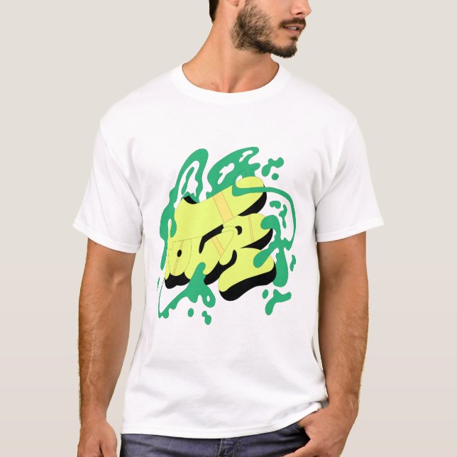 Camiseta Tee da Tipografia da Rua de Verão 3D (Frente)
