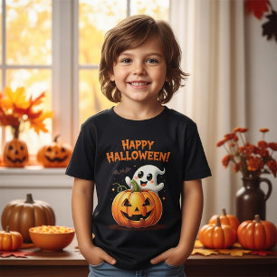 Camiseta Tee das Bruxas Spooky-Cute para Crianças