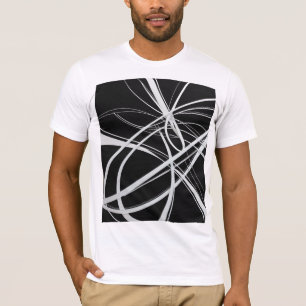 Camiseta Tee de Abstrato de Captura de Olhos,
