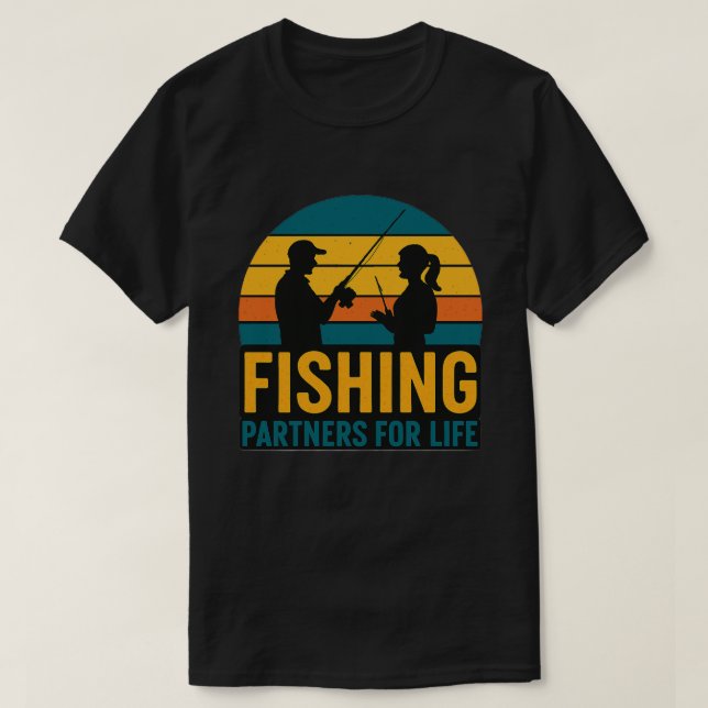 Camiseta Tee de Amor de Pesca (Frente do Design)