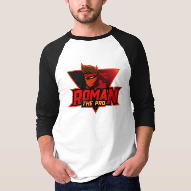 Camiseta Tee de Baseball RomanThePro (Frente)