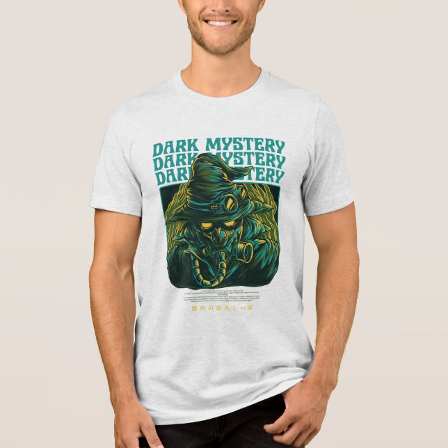 Camiseta Tee de Caractere Oculto Steampunk (Frente)