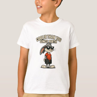 Camiseta Tee De Cartoon Engraçado|T-Shirt Coelho Legal