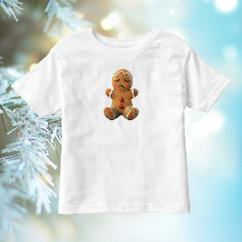 Camiseta Tee de Cookie Toddler, Pão de Gingerpão Existente