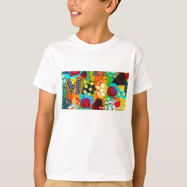 Camiseta Tee de Crianças Artíficas (Frente)