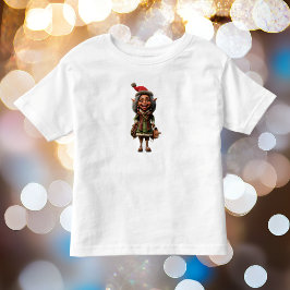 Camiseta Tee de Elf Toddler de Natal Fabuloso