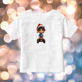 Camiseta Tee de Elf Toddler, Natal de Todo o Terreno