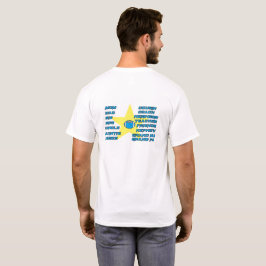 Camiseta Tee de Futebol dos Homens da Minha Equipe All-Star