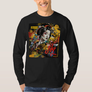 Camiseta Tee de Grafite Geisha - Streetwear clássicos de be