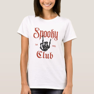 Camiseta Tee de Halloween do Clube Spooky