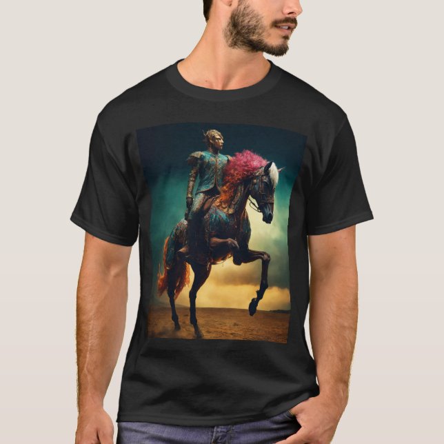 Camiseta Tee de Homens Dinâmicos Estalhões (Frente)