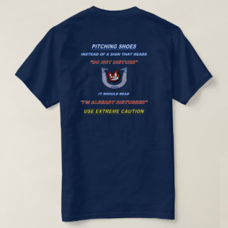Camiseta Tee de Lançamento de Ferradura Não Perturbe