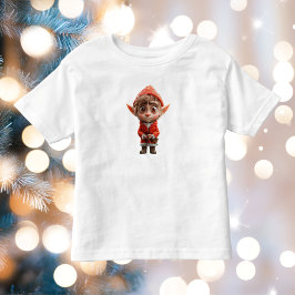 Camiseta Tee de Little Elf Toddler preocupada