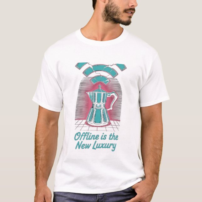 Camiseta Tee de Luxo Offline (Frente)