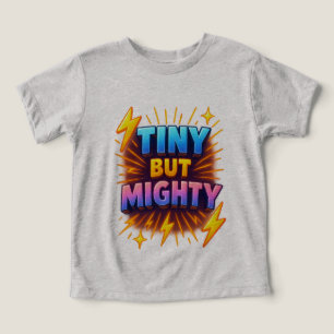 Camiseta Tee de potência do Pequeno Mas Poderoso Toddler