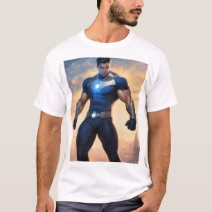 Camiseta Tee de Super-Herói da Gravidade e do Magnetismo