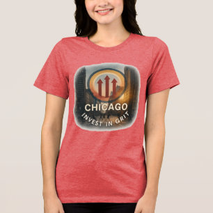 Camiseta Tee de Tripla Mistura Chicago   Featherlight Urban