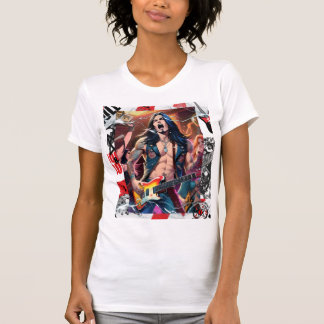 Camiseta Tee Design de Animação Original da Mulher do TLES