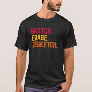 Camiseta Tee do Artista de Desenho e Ilustração