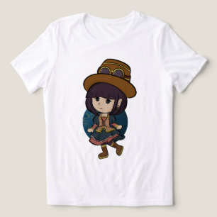 Camiseta Tee do Caráter Anime de Animação Bastante