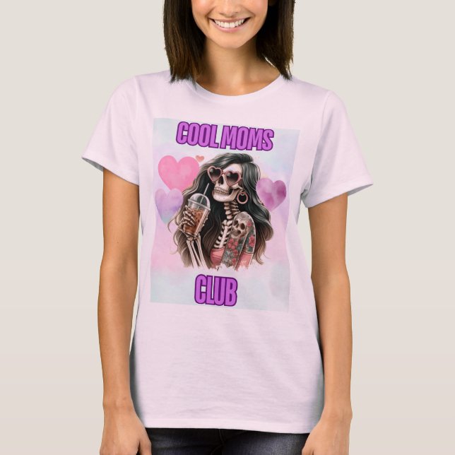 Camiseta Tee do Clube do Mães legal (Frente)