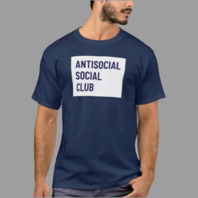 Camiseta Tee do Clube Social Antisocial (Criador carregado)
