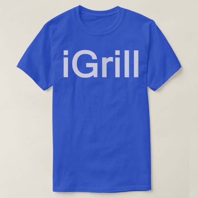 Camiseta Tee do Cozinhar Engraçado iGrill (Frente do Design)
