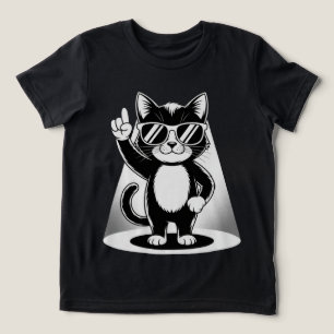 Camiseta Tee do Dançarino do Cat Rock legal   Presente de M