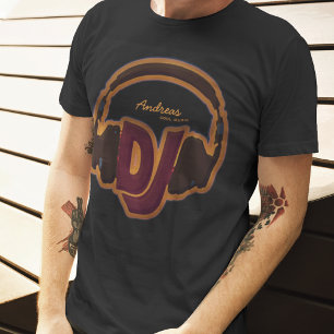 Camiseta tee do DJ legal personalizado