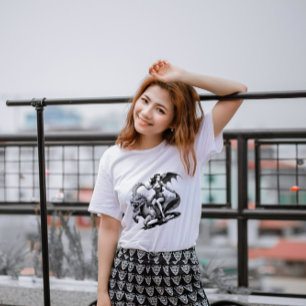 Camiseta Tee do Dragão Retro Pin-Up!