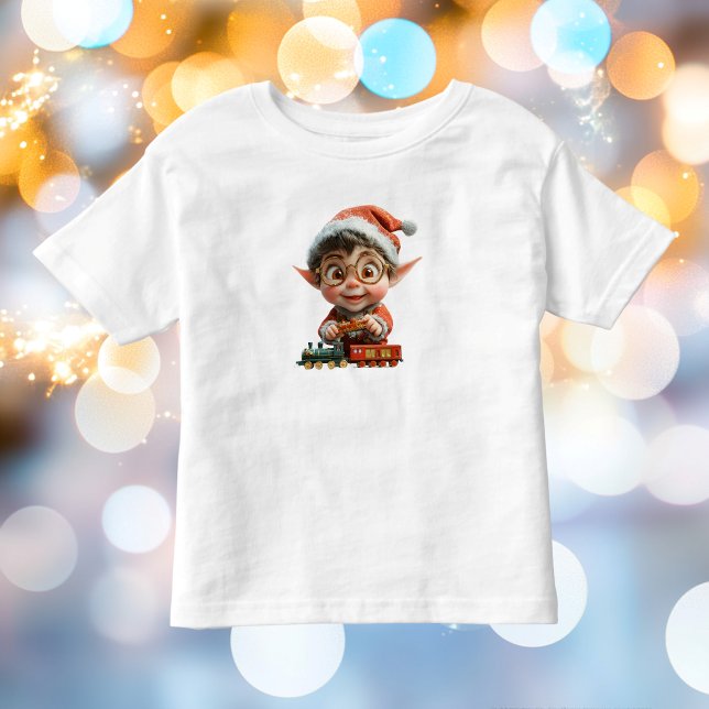 Camiseta Tee do Elf Toddler do Bebê de Engenharia (Criador carregado)