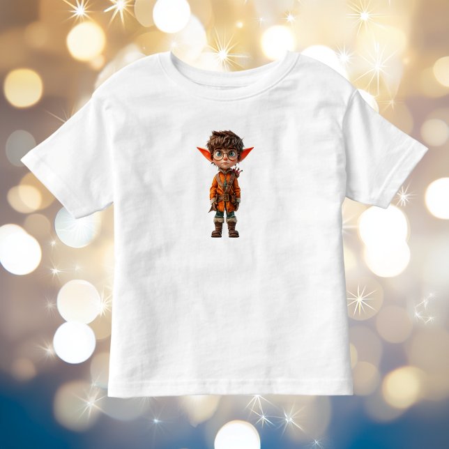 Camiseta Tee do Elf Toddler do Natal Intent (Criador carregado)