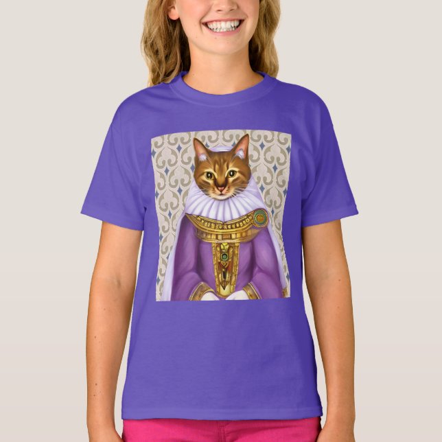 Camiseta Tee do Garoto do Gato Medieval (Frente)