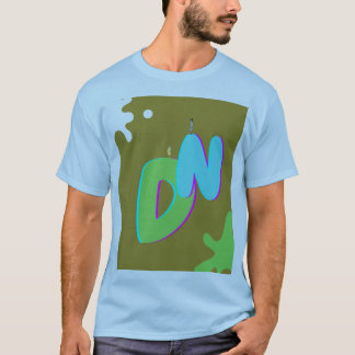 Camiseta Tee do logotipo DNPrint - Somente 2XL masculino