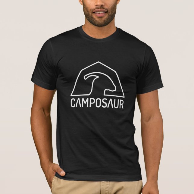 Camiseta Tee do logotipo (preto) (Frente)