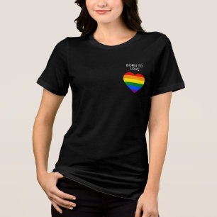 Camiseta Tee do Orgulho Clássico do Arco-Íris