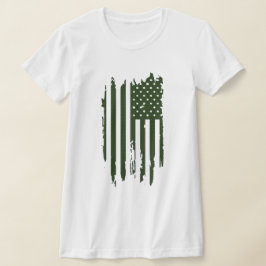 Camiseta Tee do Orgulho Patriótico Americano, Vintage USA F