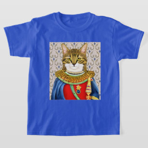 Camiseta Tee do Príncipe do Gato Medieval