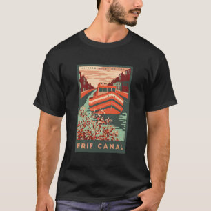 Camiseta Tee do Viagem Premium do Canal Erie