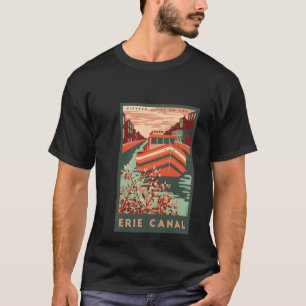 Camiseta Tee do Viagem Premium do Canal Erie
