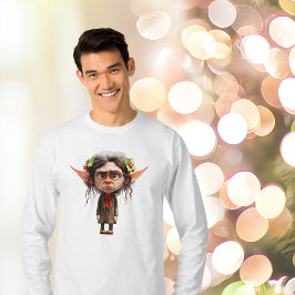 Camiseta Tee dos Homens da Lady Christmas