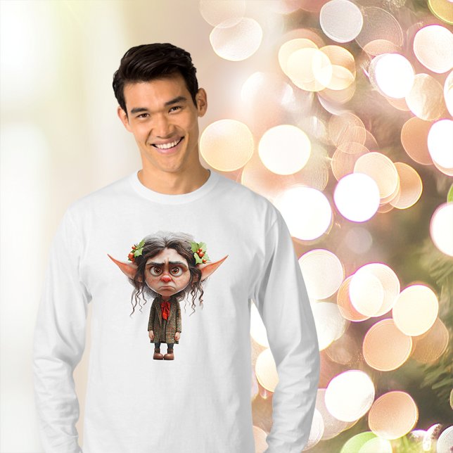 Camiseta Tee dos Homens da Lady Christmas (Criador carregado)