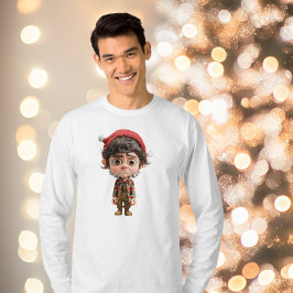 Camiseta Tee dos Homens do Elf no Natal de Dia Duro